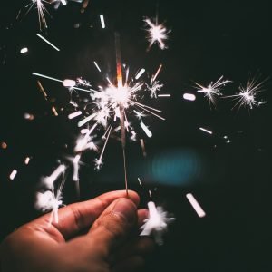 new year's eve, sparkler, sparks